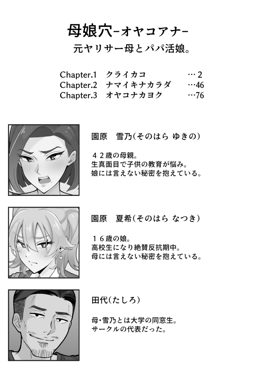 kameyama-cola-oyako-ana-moto-yariman-haha-to-papa-katsu-musume