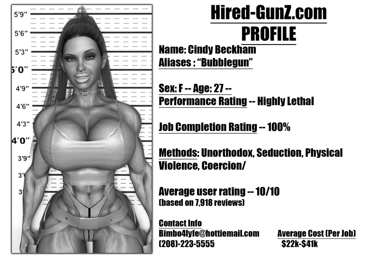 bubblegun-sevenartscindy-beckhamoriginal-character