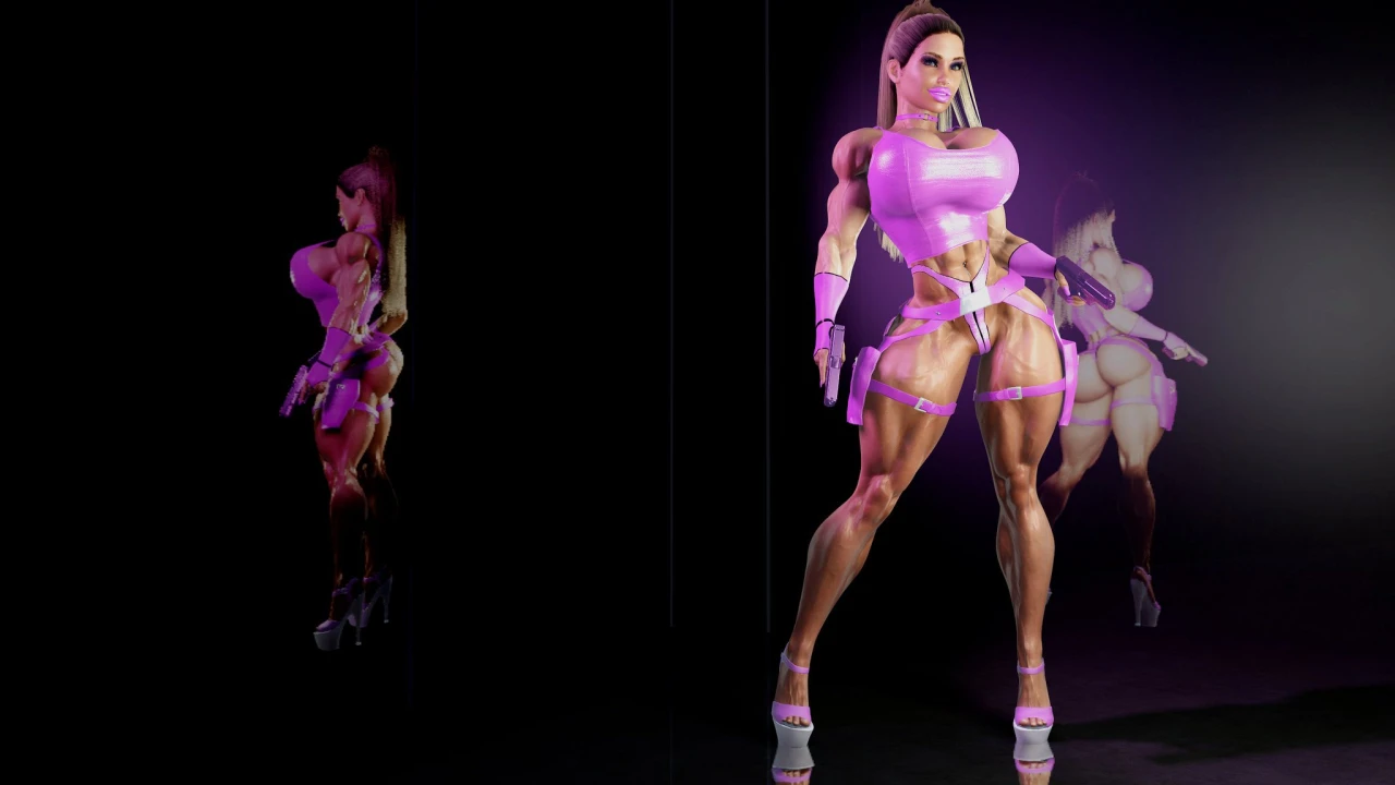 bubblegun-sevenartscindy-beckhamoriginal-character