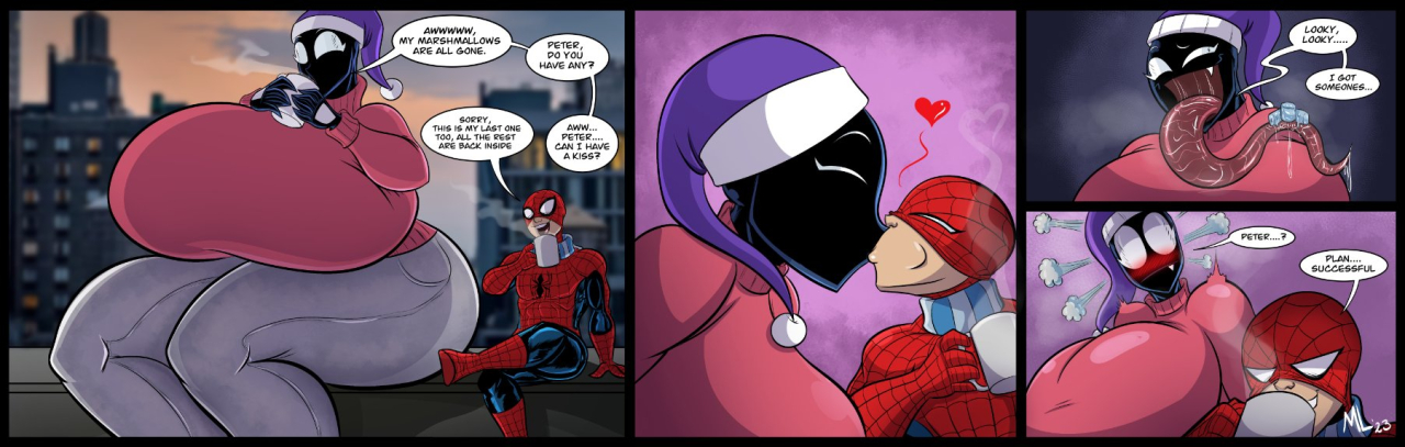 peter-parkershe-venomshe-venom-ameizing-lewdsspider-manvenomvenom-marvel