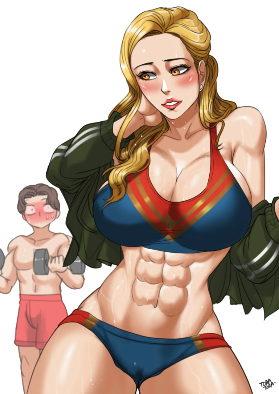 captain-marvelcarol-danverspeter-parkerspider-man