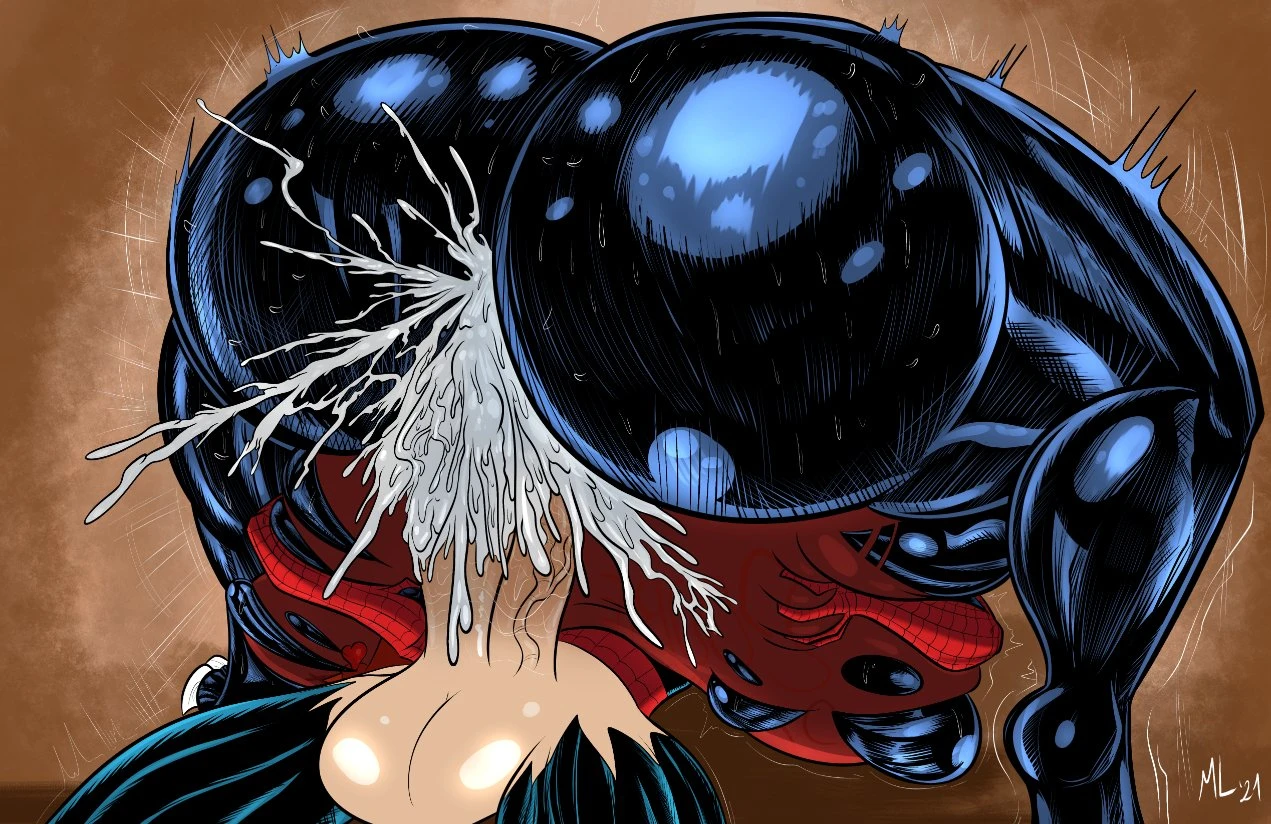 peter-parkershe-venomshe-venom-ameizing-lewdsspider-manvenomvenom-marvel