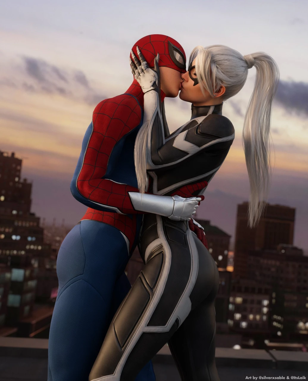 black-cat-marvelfelicia-hardypeter-parkerspider-man