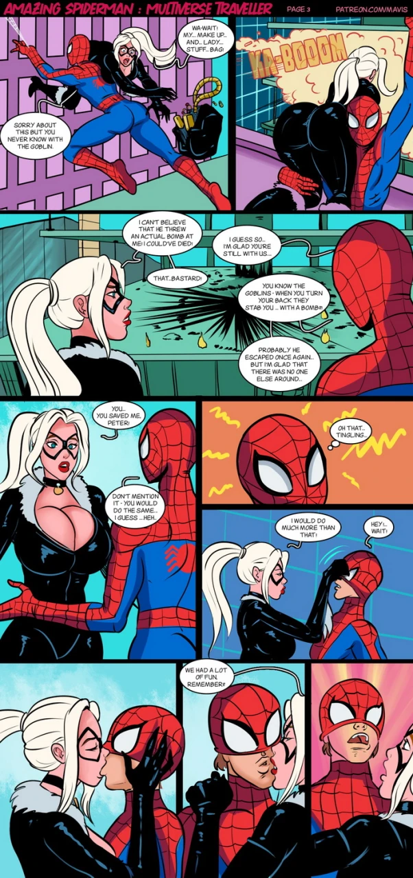 black-cat-marvelfelicia-hardypeter-parkerspider-man