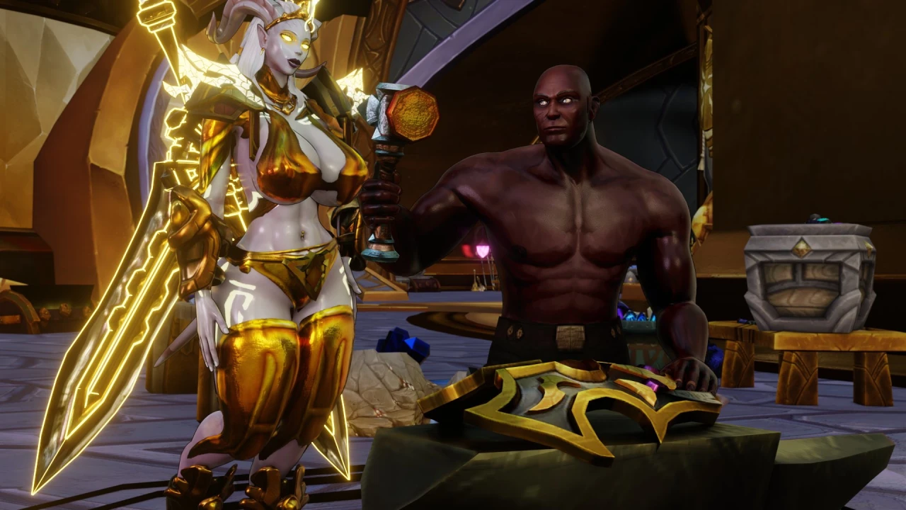draeneihuman-world-of-warcraftlightforged-draeneiocoriginal-characterxeraaya