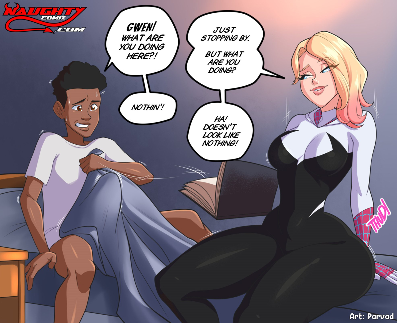 gwen-stacygwen-stacy-spider-versemiles-moralesspider-gwenspider-man