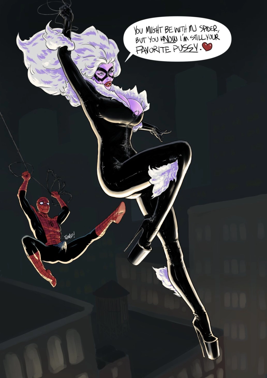 black-cat-marvelfelicia-hardypeter-parkerspider-man