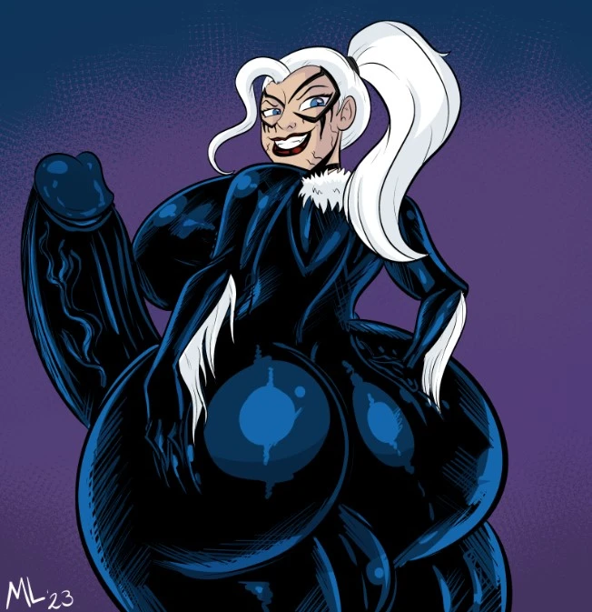 black-cat-marvelfelicia-hardyshe-venomshe-venom-ameizing-lewdsvenom-marvel