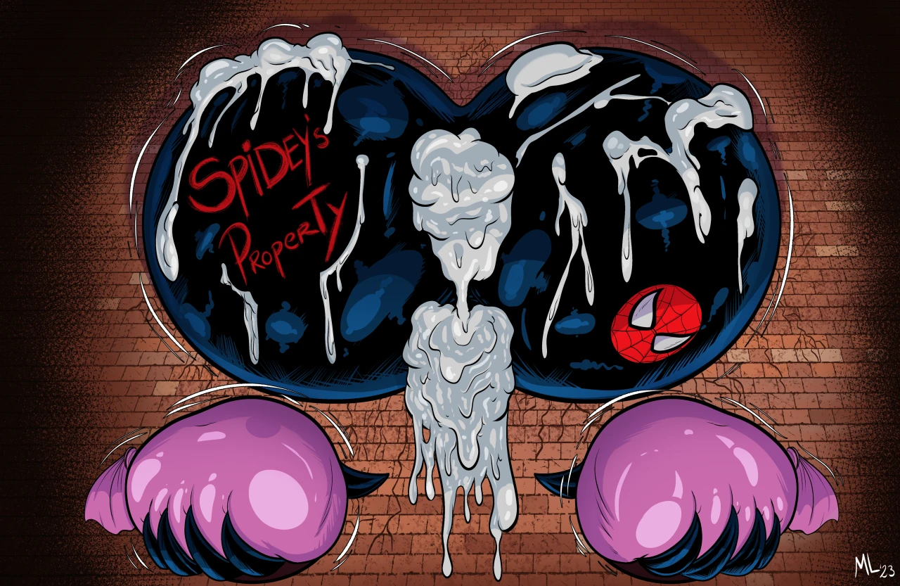 peter-parkershe-venomshe-venom-ameizing-lewdsspider-manvenomvenom-marvel