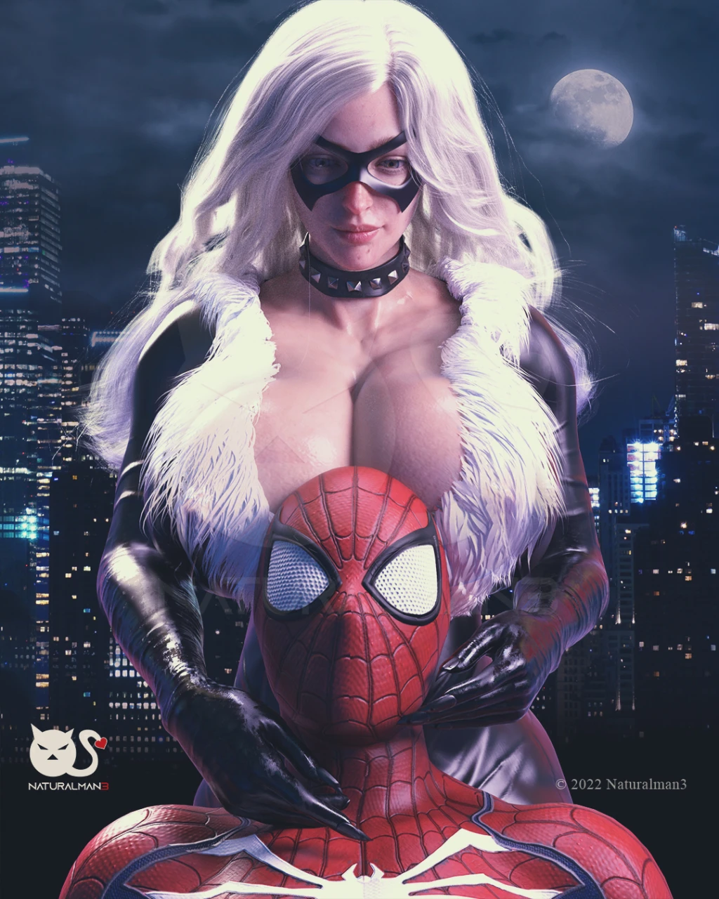 black-cat-marvelfelicia-hardypeter-parkerspider-man