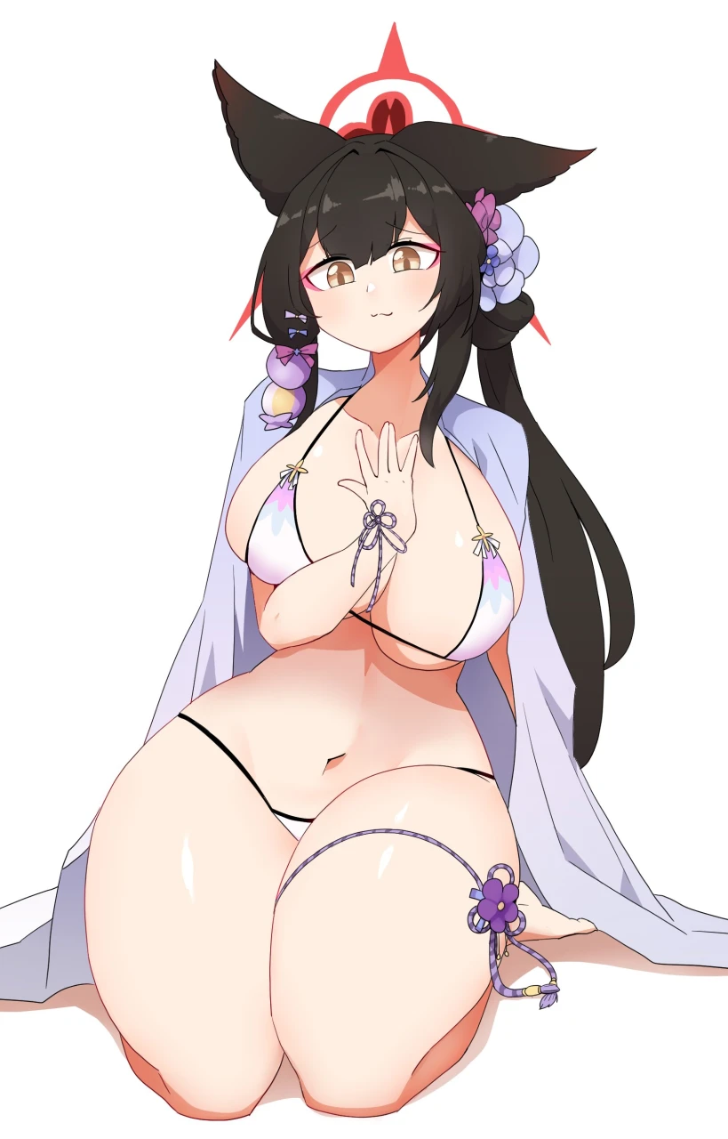 wakamo-blue-archivewakamo-swimsuit-blue-archive