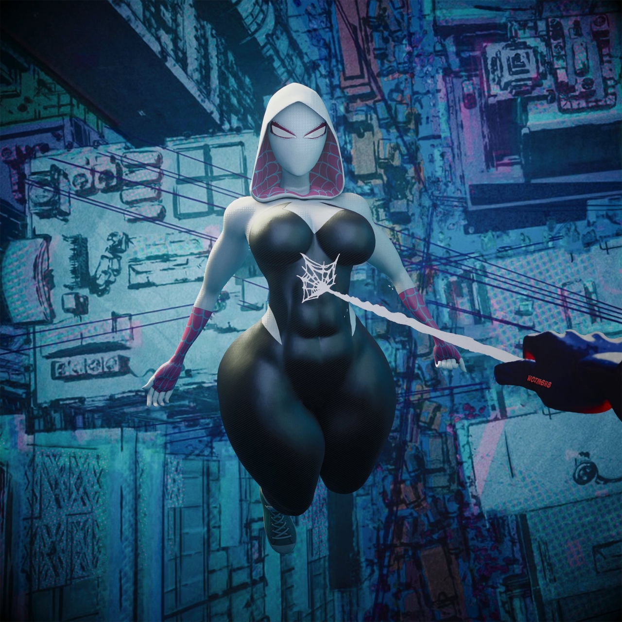 ghost-spidergwen-stacymiles-moralesspider-gwenspider-man-miles-morales
