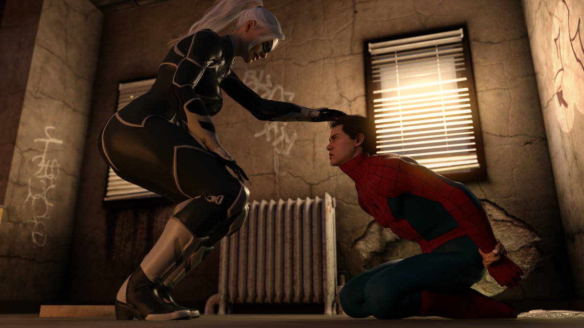 black-cat-marvelfelicia-hardypeter-parkerspider-man