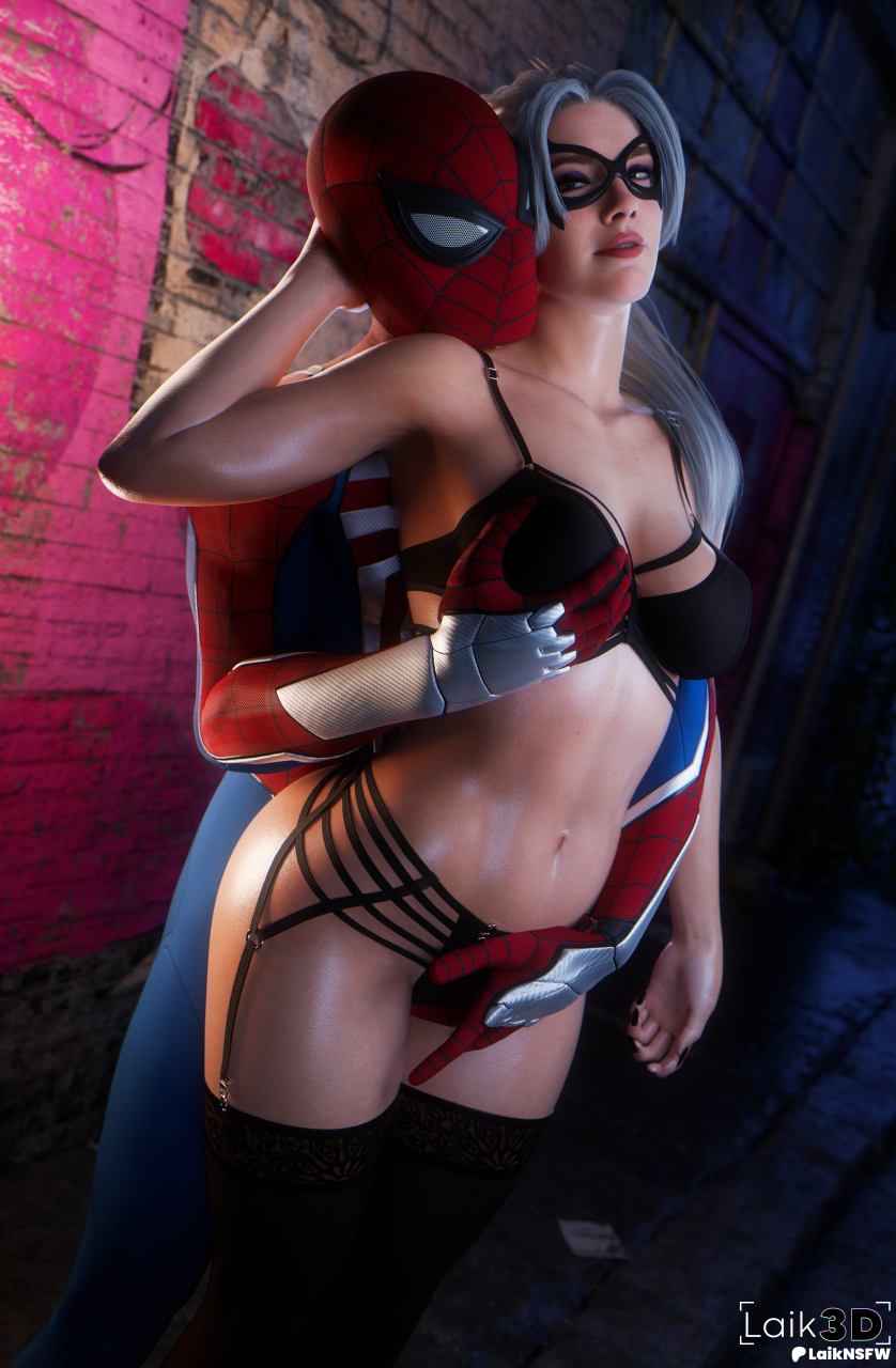 black-cat-marvelfelicia-hardypeter-parkerspider-man