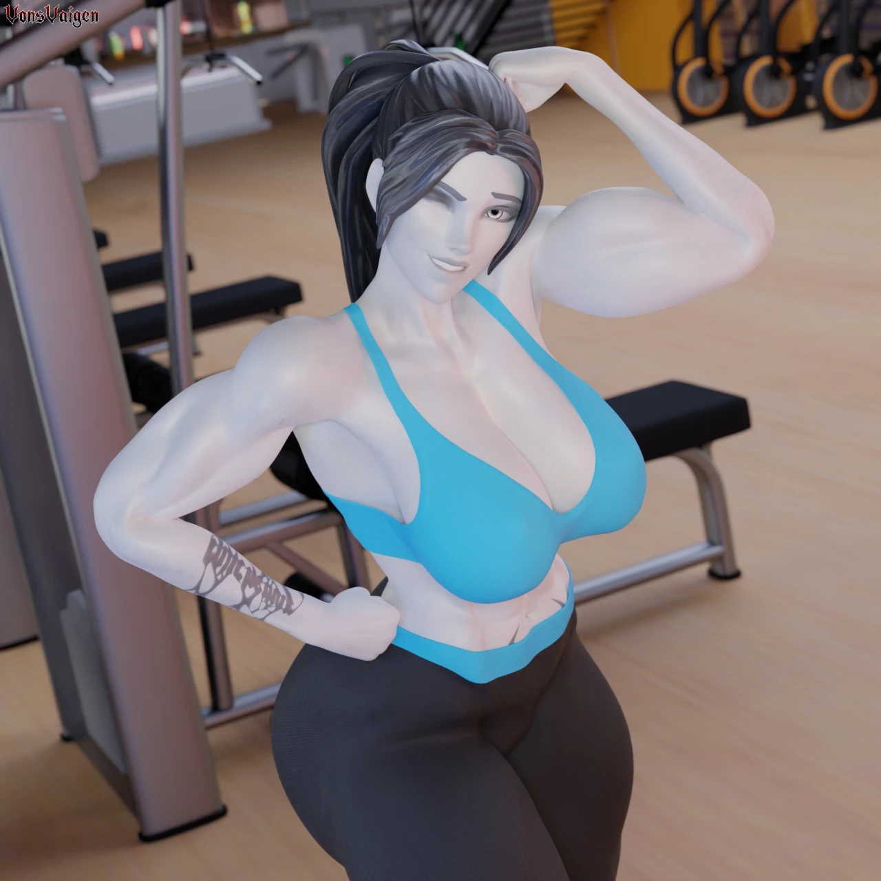 amelie-lacroixwidowmakerwii-fit-trainerwii-fit-trainer-cosplaywii-fit-trainer-female