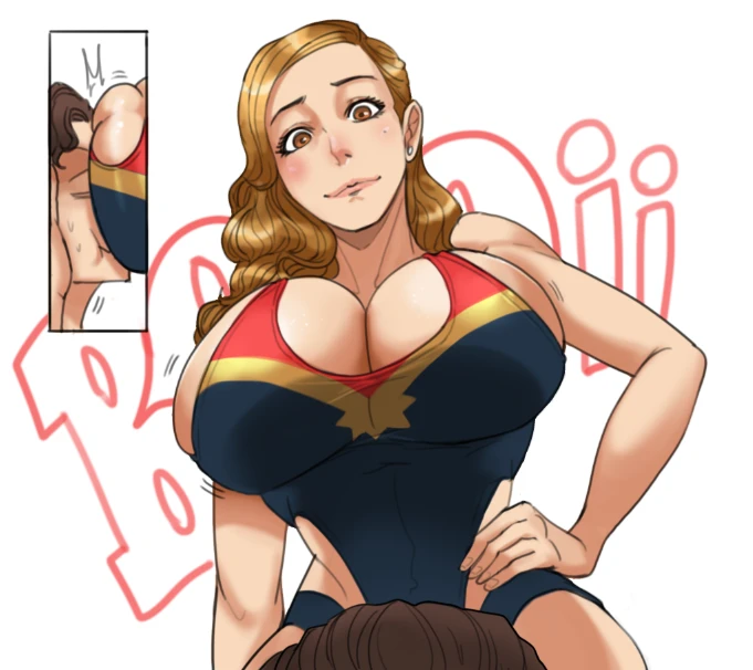 captain-marvelcarol-danverspeter-parkerspider-man