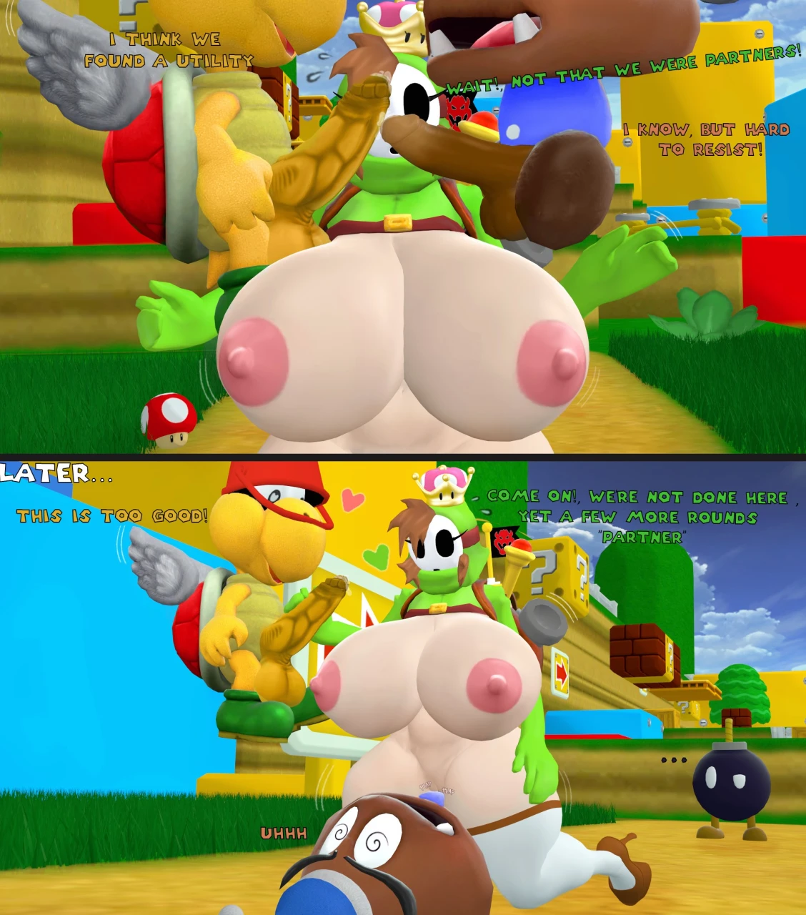 bob-ombcorporal-paraplonkgoombaparatroopaprivate-goompsergeant-guyshy-galshy-guyshyette