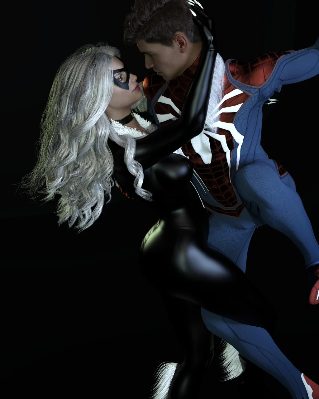 black-cat-marvelfelicia-hardypeter-parkerspider-man