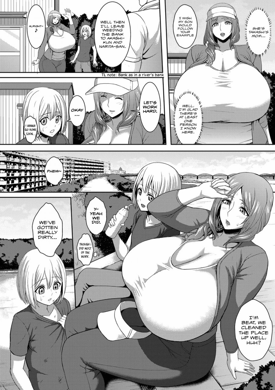 kuroharuto-chounyuu-okaa-san-chounai-souji-de-hito-yogore-big-breasted-mom-getting-dirty-in-the-neighbourhood-clean-up-comic-magnum-vol-88-english-vilis