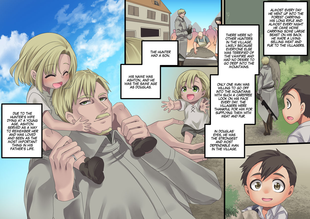 hawk-bit-kouji-bishoujo-vampire-ni-bonyuu-drink-bar-ni-sareru-hanashi-turned-into-a-breast-milk-fountain-by-a-beautiful-vampire-english-digital