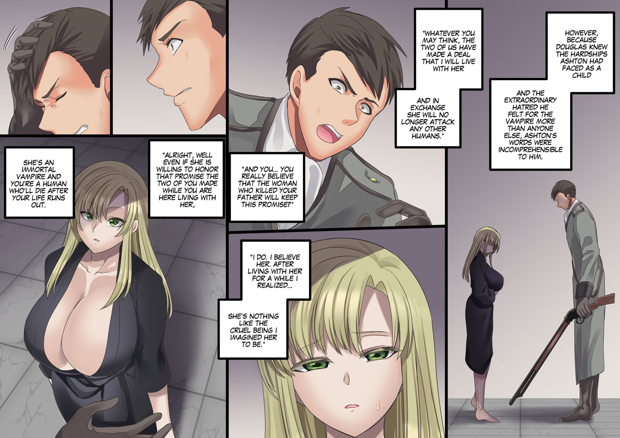 hawk-bit-kouji-bishoujo-vampire-ni-bonyuu-drink-bar-ni-sareru-hanashi-turned-into-a-breast-milk-fountain-by-a-beautiful-vampire-english-digital