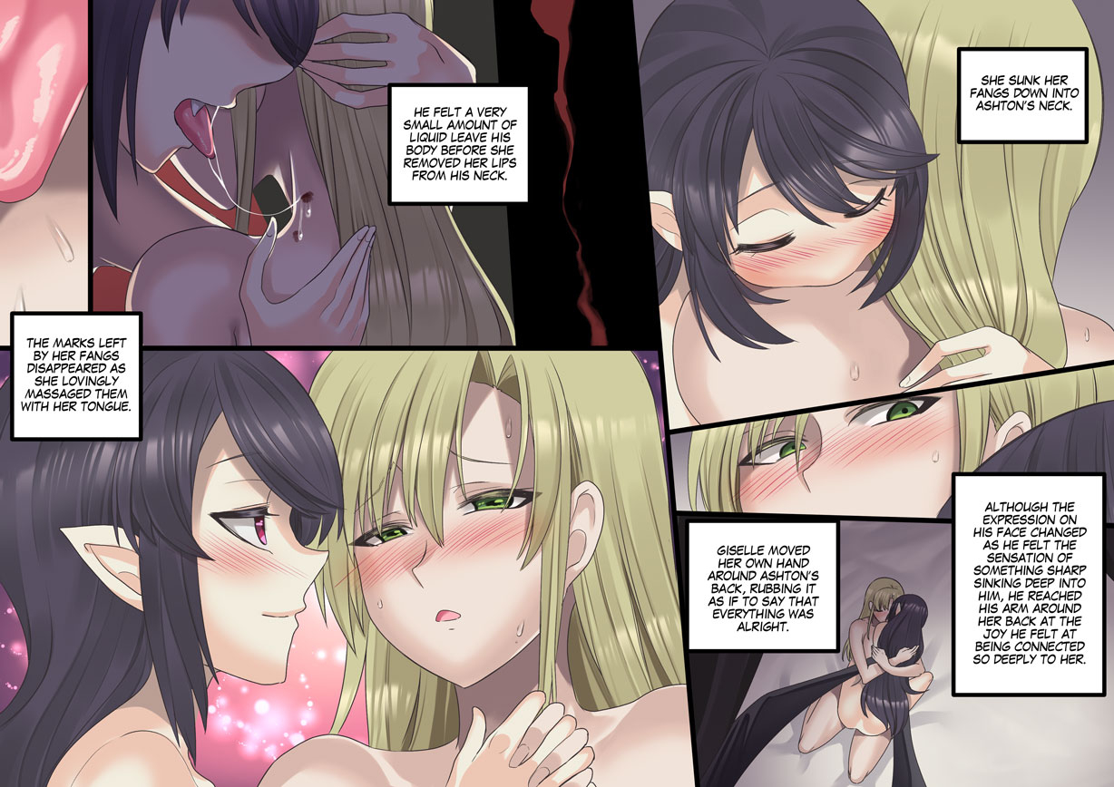 hawk-bit-kouji-bishoujo-vampire-ni-bonyuu-drink-bar-ni-sareru-hanashi-turned-into-a-breast-milk-fountain-by-a-beautiful-vampire-english-digital