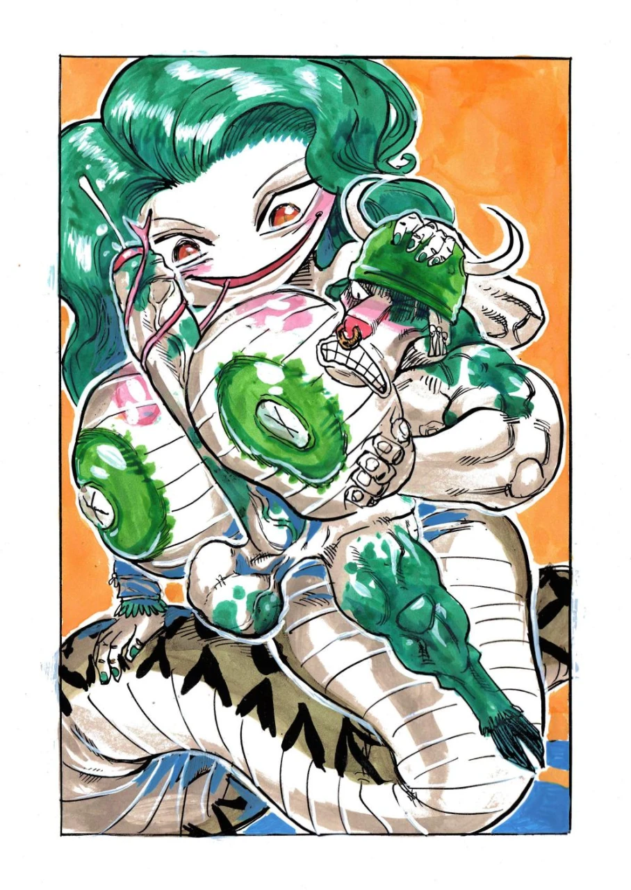 anacondaboa-sandersoniaroronoa-zoro