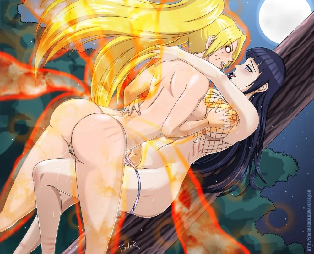 hyuuga-hinatakyuubi-narutonarukouzumaki-naruto
