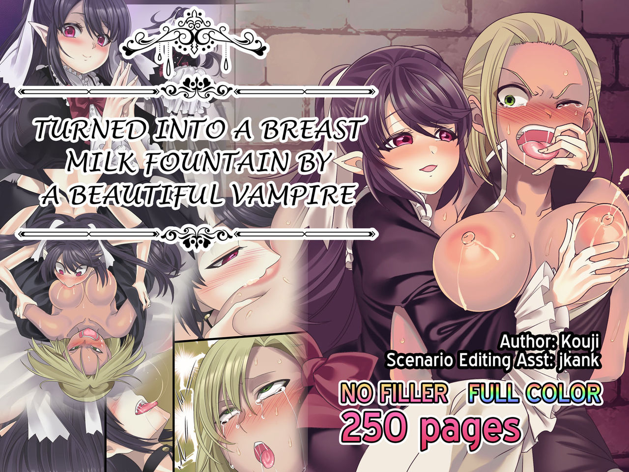 hawk-bit-kouji-bishoujo-vampire-ni-bonyuu-drink-bar-ni-sareru-hanashi-turned-into-a-breast-milk-fountain-by-a-beautiful-vampire-english-digital