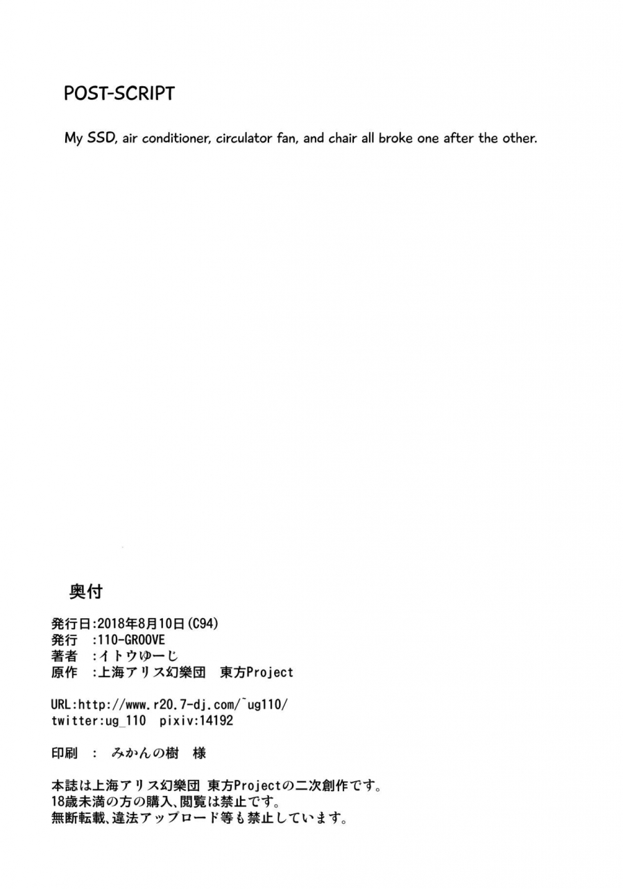 c94-110-groove-itou-yuuji-doremy-san-no-dream-therapy-touhou-project-english-boundarytl