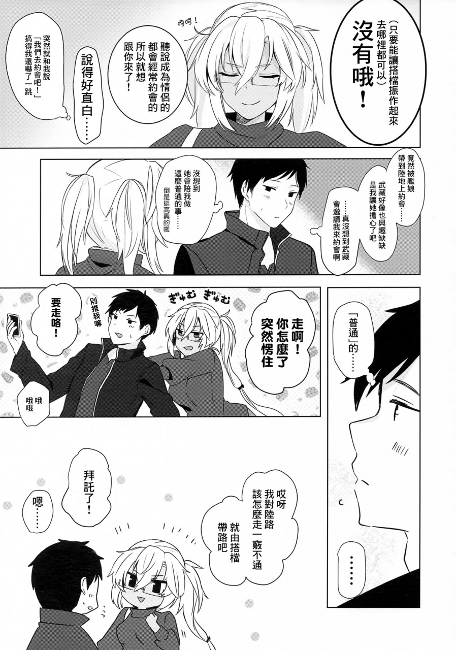 akihabara-chou-doujinsai-marosaan-yunamaro-musashi-san-no-yoru-jijou-hajimete-no-date-hen-kantai-collection-kancolle-chinese