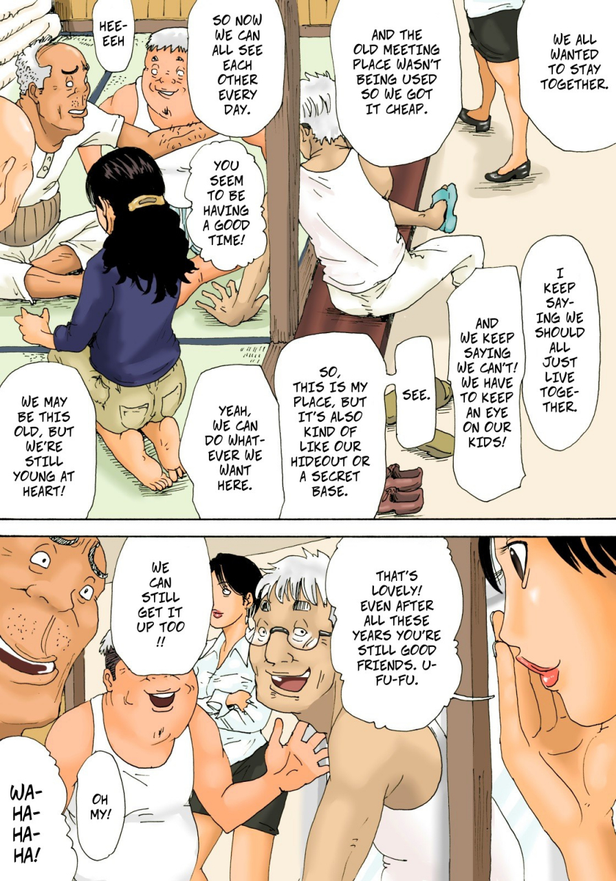 Kiyokawa Zaidan] Otoko no Naka ni Onna ga Hitori The Housewife and The Old Men [English] [CopyOf]_07 Hentai Juggs