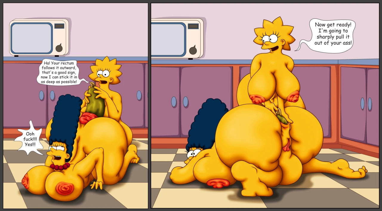 lisa-simpsonmarge-simpson