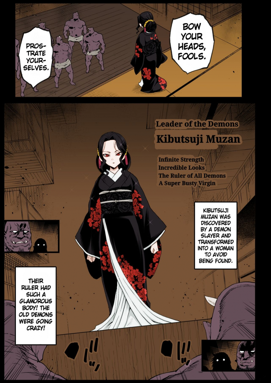 eromazun-ma-kurou-mesu-ochi-jou-muzan-sama-rape-of-demon-slayer-4-making-a-mess-of-lady-muzan-sama-rape-of-demon-slayer-4-kimetsu-no-yaiba-english-keye-necktire-decensored-colorized-miss-one-life-digital