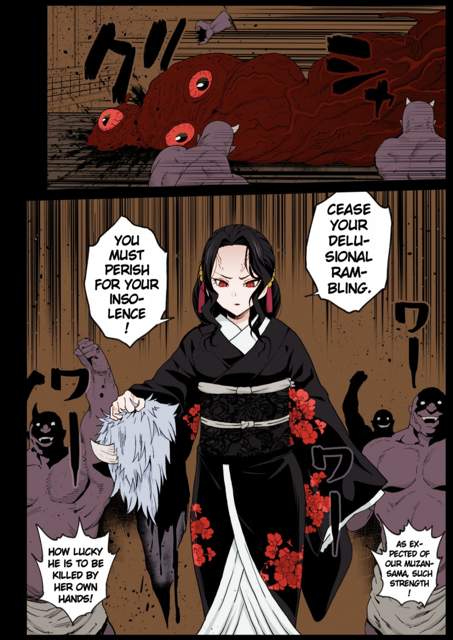 eromazun-ma-kurou-mesu-ochi-jou-muzan-sama-rape-of-demon-slayer-4-making-a-mess-of-lady-muzan-sama-rape-of-demon-slayer-4-kimetsu-no-yaiba-english-keye-necktire-decensored-colorized-miss-one-life-digital