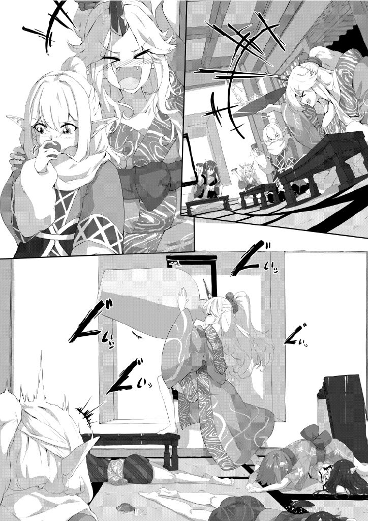 sunnyside-oni-no-shitennou-ga-kawaisugite-hashihime-wa-mou-gaman-deki-nai-touhou-project