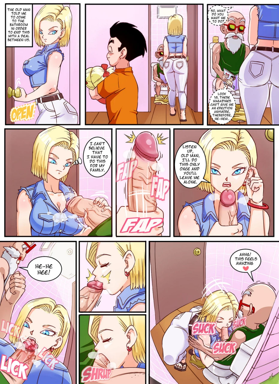 android-18krillinmaster-roshi