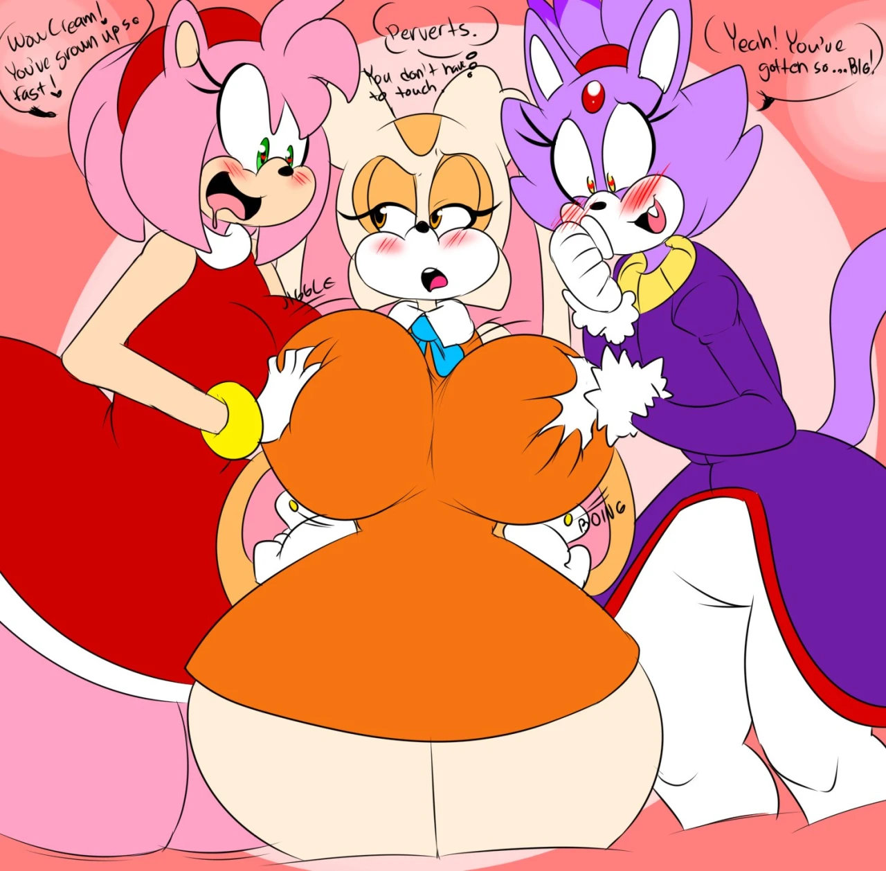 amy-roseblaze-the-catcream-the-rabbit