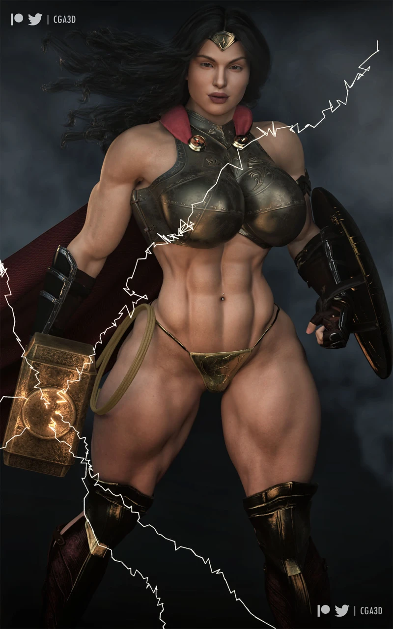 diana-princegal-gadotlady-thorlady-thor-cosplaywonder-woman