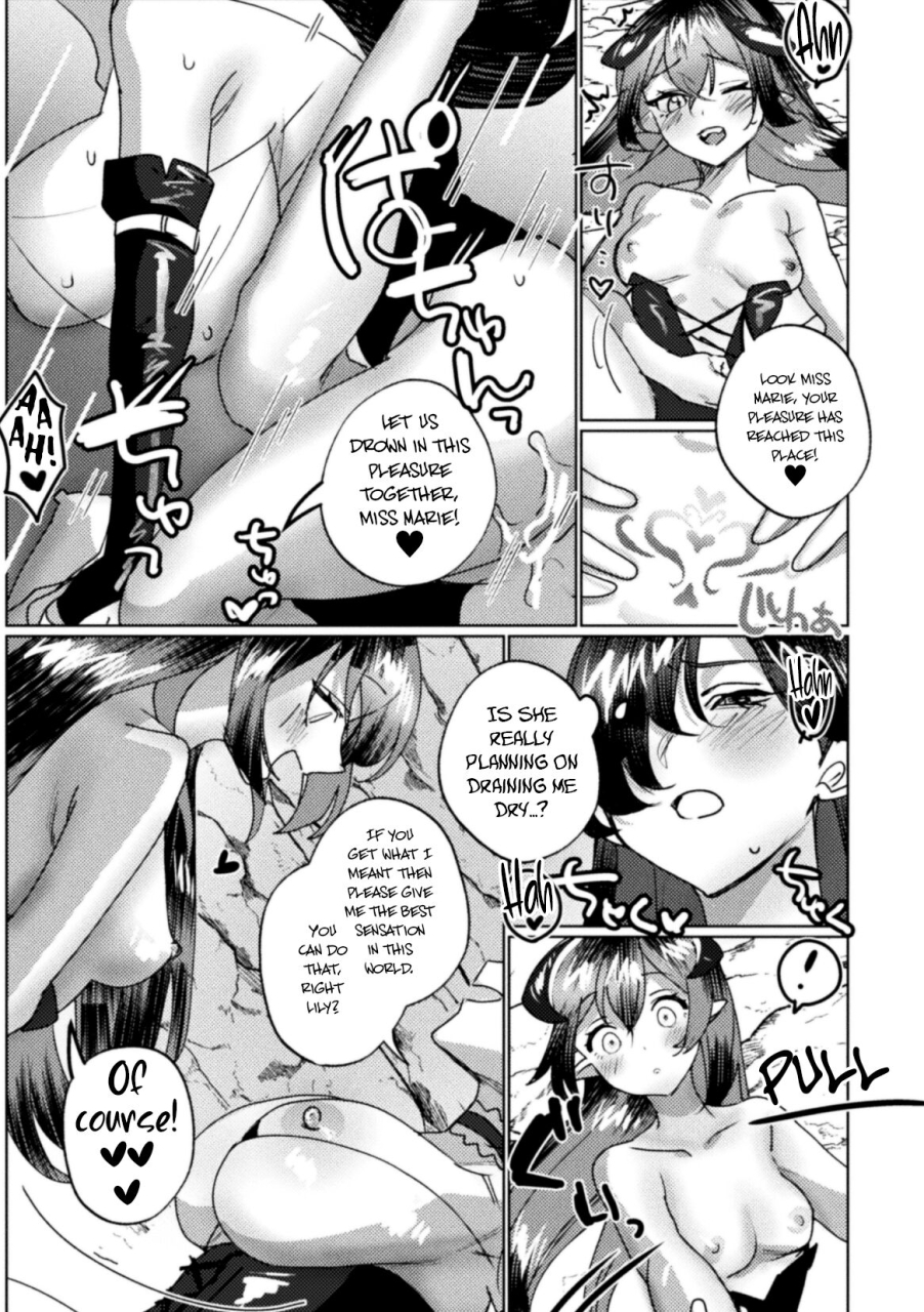 doinochi-strongest-mage-vs-highclass-succubus-one-on-one-direct-lesbian-battle-saikyou-majutsushi-vs-koui-succubus-gachi-yuri-taiman-battle-2d-comic-magazine-succubus-yuri-h-vol3-english