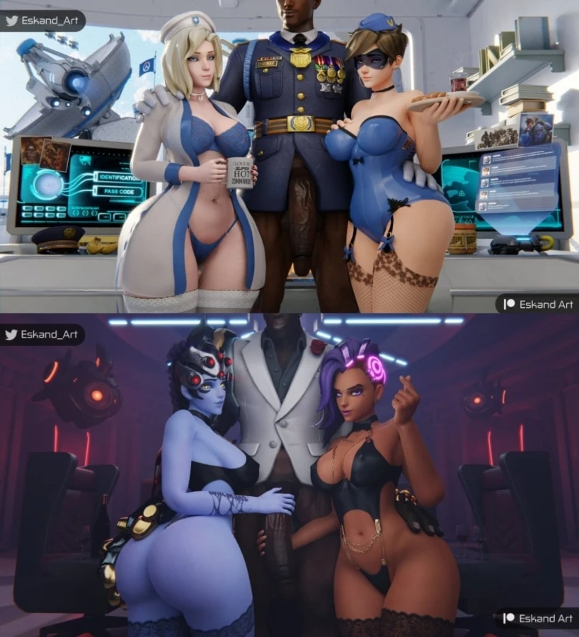 akande-ogundimuamelie-lacroixangela-zieglercadet-oxtoncombat-medic-zieglerdoomfistlena-oxtonmercyolivia-colomarsombratracerwidowmaker