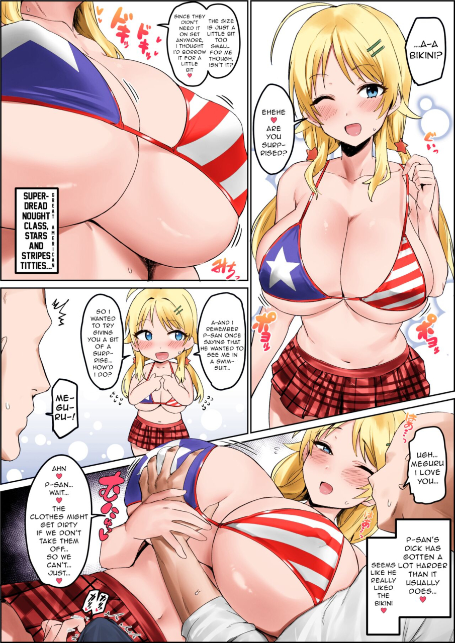 hotate-chan-seijouki-bikini-kita-meguru-to-ichaicha-suru-manga-the-idolm-at-ster-shiny-colors-english-colorized