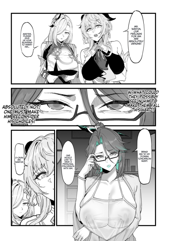 [KeinV] Xianyun Sora no Shiren Xianyun A test for Aether (Genshin Impact) [English] [Decensored] [LunaticSeibah]_03