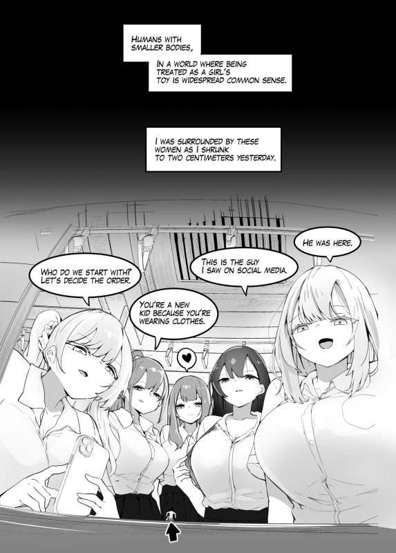 [Marushamo] Surrounded By Girls On The Train [English, Japanese]_00