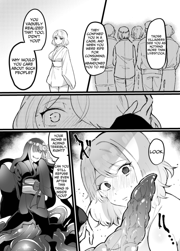 [Milk Orange] Sacrifice for the Evil God ~Ignorant Sacrificial Lamb's Tentacle & Lewd Crest Pleasu_17