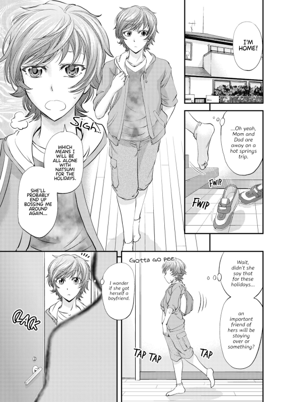 [Monji Koubou (Kikuichi Monji)] Feminized and Dominated by My Sister and Her Girlfriend_01