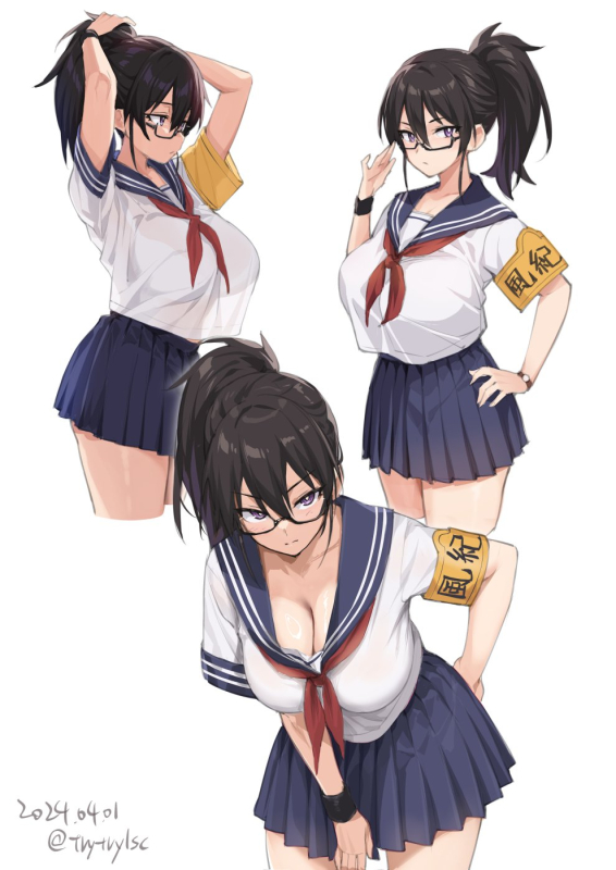 [TRY] 聽說新任風紀委員長胸部很大這回事1 [Chinese] [Decensored]_40