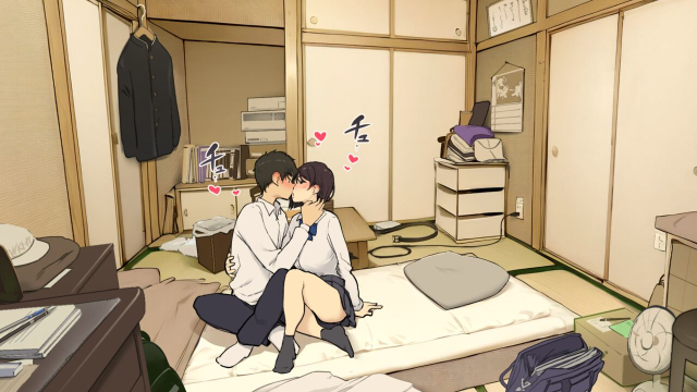 [Wakamatsu] Kazoku zaitaku-chu demo jibun no heya de nantoka sekkusu suru gakusei jidai_01