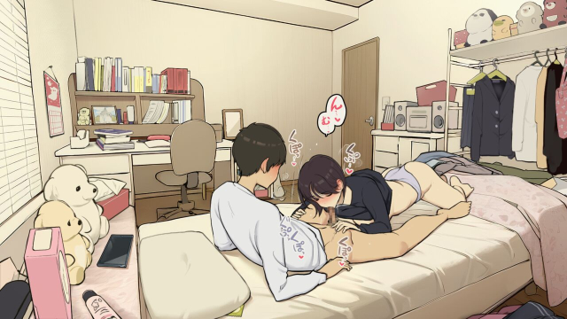 [Wakamatsu] Kazoku zaitaku-chu demo jibun no heya de nantoka sekkusu suru gakusei jidai_27