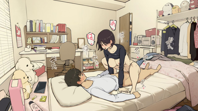 [Wakamatsu] Kazoku zaitaku-chu demo jibun no heya de nantoka sekkusu suru gakusei jidai_31